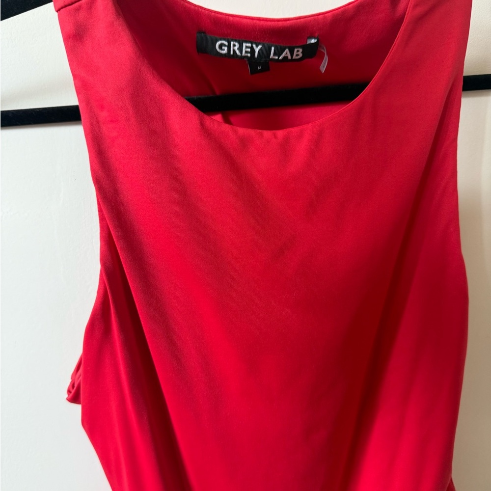 Grey Lab Red Bodysuit - Picture 2 of 3